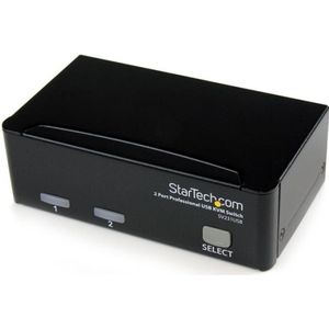 StarTech.com 2-poort Professionele USB KVM-Switch met Bekabeling - KVM-schakelaar