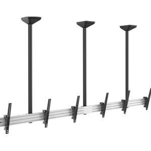 Equip Monitor Deckenhalter 45-50 silber&schwarz 3 Monitore