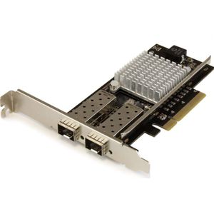 StarTech.com 10G Network Card - 2x 10G Open SFP+ Multimode LC Fiber Connector