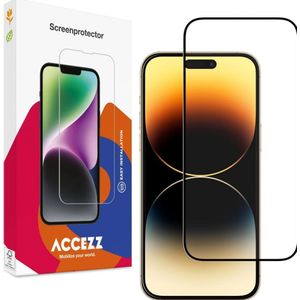 Accezz Gehard Glas Full Cover Screenprotector iPhone 14 Pro Max / 15 Plus / 16 Plus