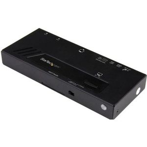 StarTech.com 2 poorts automatische HDMI video switch - 4K 2x1 HDMI switch met snelschakeling, auto sensing en serial control