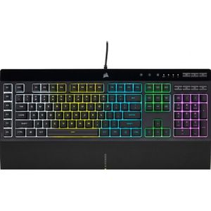 Corsair K55 RGB PRO - Toetsenbord - Zwart - Volledige Grootte - RGB LED Backlight