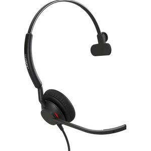 Jabra Engage 40 Headset Bedraad Hoofdband Kantoor/callcenter USB Type-A Zwart