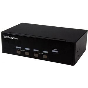 StarTech.com 4 poorts KVM switch met dubbele VGA - 2 poorts USB 2.0 hub