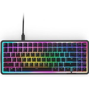 NZXT Function Elite MiniTKL Toetsenbord - Zwart - Magnetisch RGB - Dual Rail Hall Effect Switches