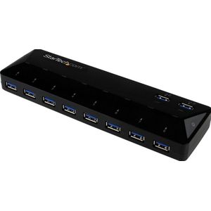 StarTech.com 10-Poorts USB 3.0 Hub met oplaad en sync poort - 2 x 1.5A poorten