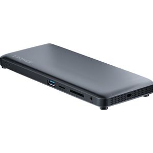 2-Power USB-C Dock - Triple Display - 100W PD - 4K - Zwart