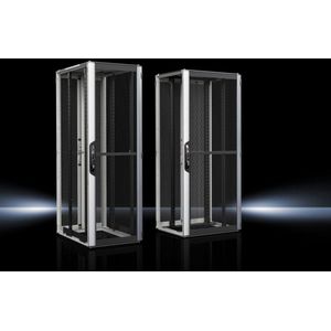 Rittal - VX IT - Serverkast - Zwart - 42U, 19 inch, Geventileerde Deuren, Draagvermogen 1500 kg