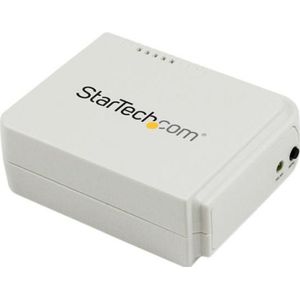 StarTech.com 1-poorts USB Wireless N netwerkprintserver met 10/100 Mbps Ethernet-poort  - 802.11 b/g/n