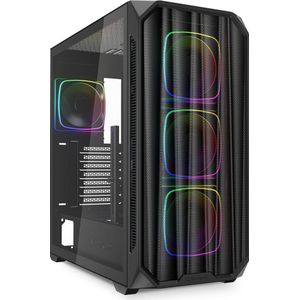 Sharkoon Behuizing AK5M RGB ATX 1xMetall zwart