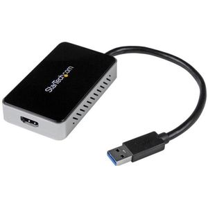 StarTech.com USB 3.0-naar-HDMI externe videokaart Multi Monitor-adapter met 1-poorts USB-hub - 1920x1200 / 1080p