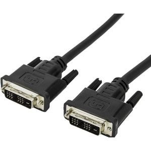 Techly DVI-D Single-Link Kabel St/St zwart 5m