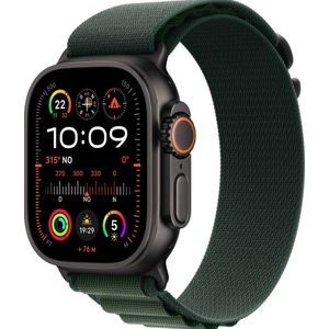 Apple Watch Ultra 2 Cellular 49mm zwart Titanium (Dark Green