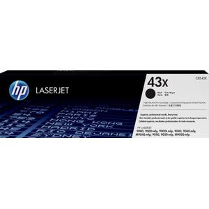 HP 43X High Yield Black Original LaserJet Toner Cartridge tonercartridge 1 stuk(s) Origineel Zwart