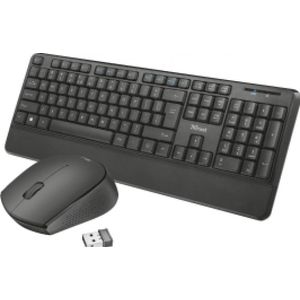Trust Thoza toetsenbord Inclusief muis RF Draadloos QWERTY Zwart