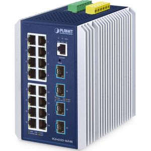 Planet Industrial 16-Port Managed Switch IGS-6325-16T4X