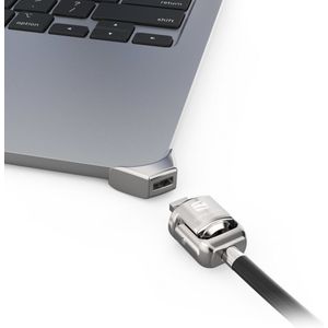 Compulocks Ledge Lock Adapter for MacBook Air 15 M2-M4 with Keyed Cable Lock Silver - Beveiligingskit voor systeem