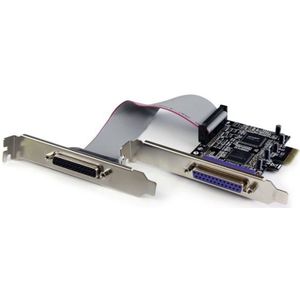 StarTech.com 2-poort PCI Express  PCI-E Parallelle Adapter Kaart – IEEE 1284 met Low Profile Bracket - Parallelle adapter