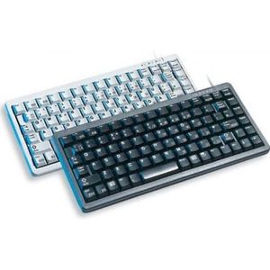CHERRY Compact keyboard G84-4100, light grey, CH toetsenbord USB + PS/2 Grijs