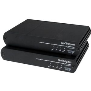 StarTech.com USB DVI over Cat 5e / Cat 6 KVM-console-extender met 1920x1200 niet-gecomprimeerde video - 100 m