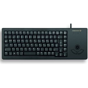 CHERRY XS Trackball toetsenbord USB QWERTY Scandinavisch Zwart
