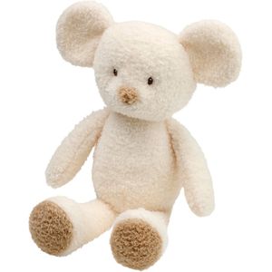 Ecru teddy muis voor geborgenheid en fijne motoriek