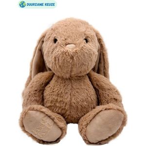 Knuffel konijn |  Bruin | 26 cm