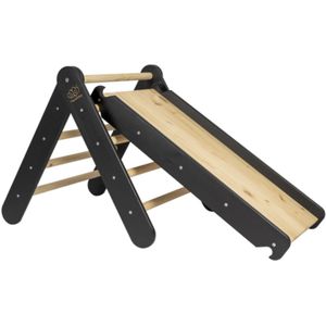 Klimrek | 2 in 1 klimladder | Zwart