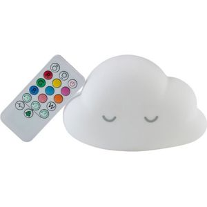 Nachtlampje wolk | Wit | Met afstandsbediening