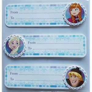Disney Frozen 3D cadeaustickers