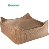 Kinder zitzak vierkant | Corduroy| Toffee
