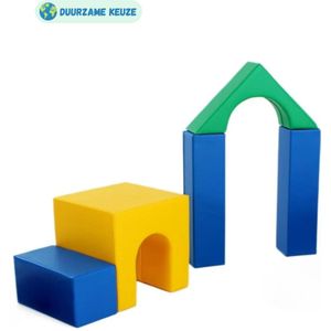 Foam blokken set  | 5 speelblokken | Primaire kleuren