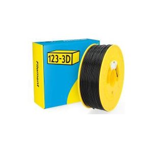 123-3D Filament ABS Zwart 1,75 mm 1 kg