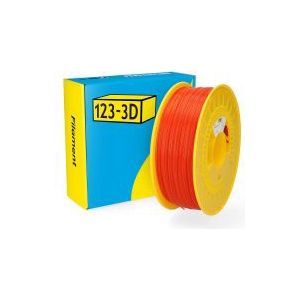 123-3D Filament PCTG Transparant Oranje 1,75 mm 1 kg
