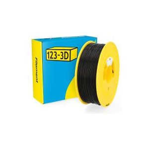 123-3D Filament PLA Pro Zwart 1,75 mm 1 kg