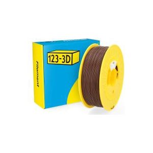 123-3D Filament PLA Bruin 1,75 mm 1 kg