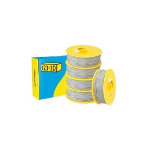 123-3D Filament PLA Zilver 1,75 mm 5-pack 1 kg