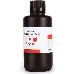 Elegoo Standaard resin Helder rood 0,5 kg