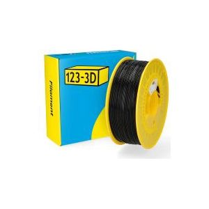 123-3D - Filament PC - Zwart - 1,75 mm - 1 kg
