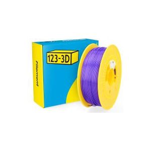 123-3D Filament PLA Satijn Paars 1,75 mm 1 kg