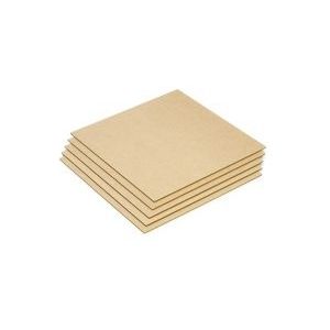 MDF plaatjes 300 x 300 x 3 mm 5 stuks (123-3D huismerk)