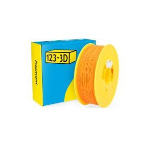 123-3D Filament PLA Mat Oranje 1,75 mm 1 kg