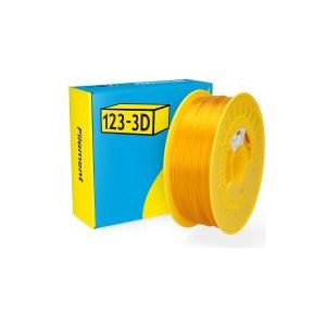 123-3D Filament PCTG Transparant Geel 1,75 mm 1 kg
