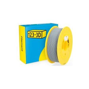 123-3D - Filament PLA - Grijs - 1,75 mm - 1 kg