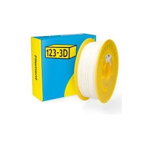 123-3D Filament PLA Antibacterieel Wit 1,75 mm 1 kg