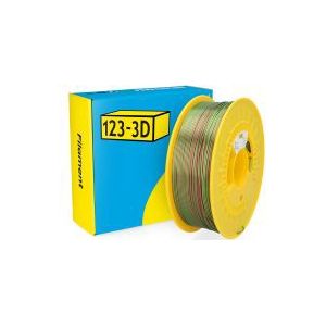 123-3D Filament PLA Kameleon Roze - Geelgroen 1,75 mm 1 kg
