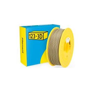 123-3D Filament PLA Glitter Champagne Goud 1,75 mm 1 kg