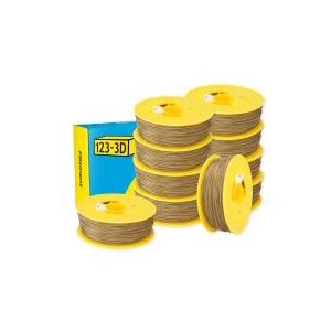123-3D Filament PLA Goud 1,75 mm 10-pack 1 kg