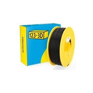 123-3D Filament PLA Tough Zwart 1,75 mm 1 kg