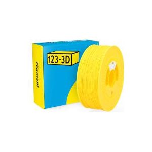 123-3D Filament ABS Geel 1,75 mm 1 kg